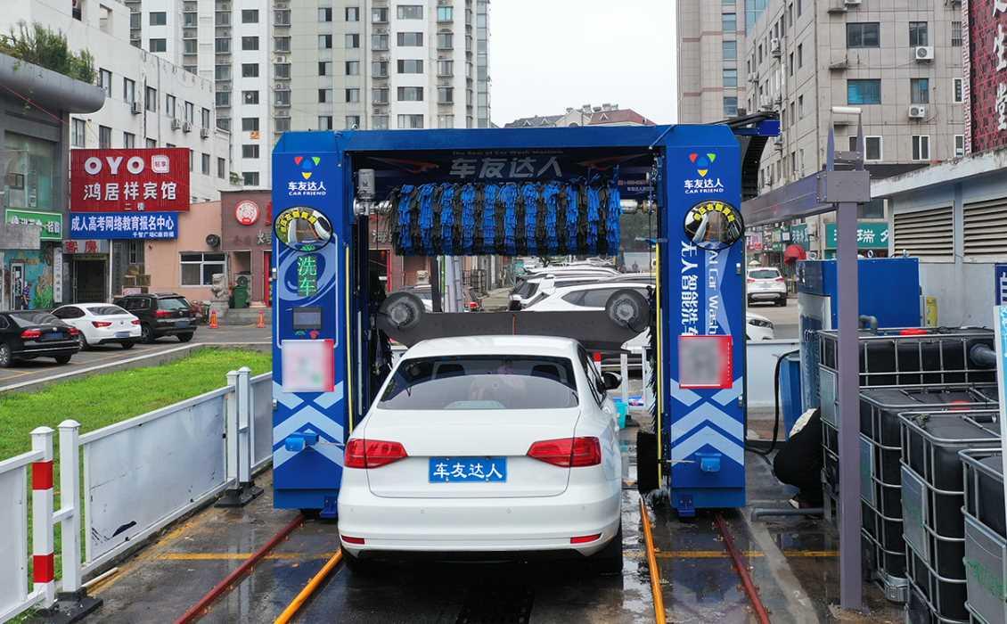 山東停車場洗車機案例